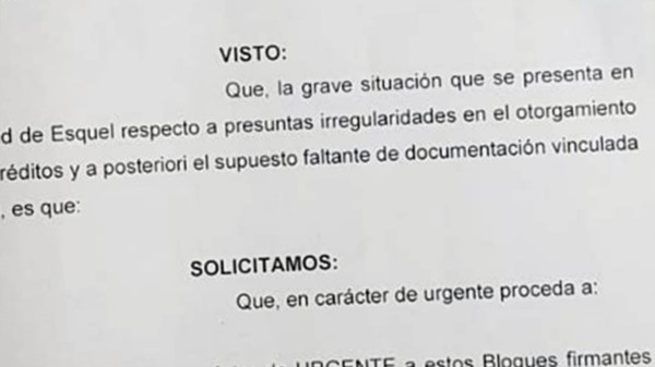 Pedido. Ediles de Chubut Somos Todos quieren cumbre con Ongarato.  