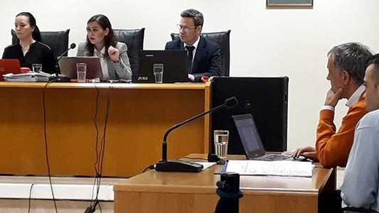 Héctor Fretes fue declarado culpable del homicidio de Luis Miguel Curiqueo. El martes se sabrá la pena.