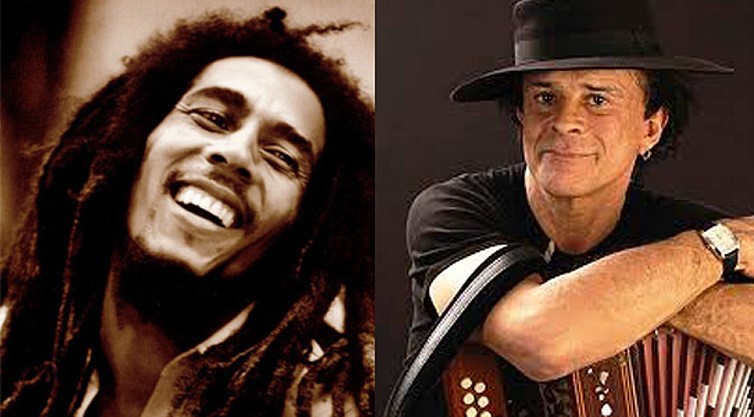 Bob Marley y Tarragó Ros, dos baluartes de la música de sus países.