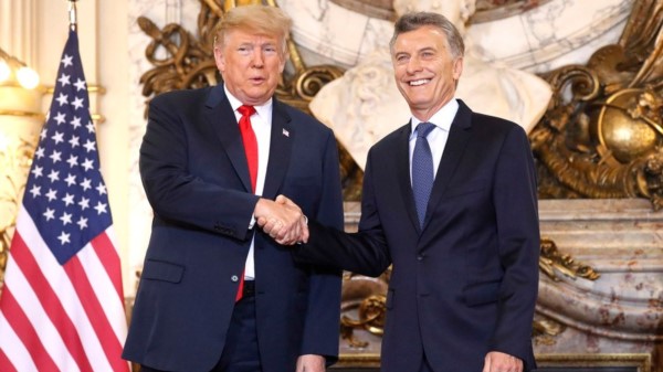 Macri con Trump en Casa Rosada: "Agradecemos el apoyo de EEUU, sobre todo en este último año, cuando pasamos momentos difíciles".