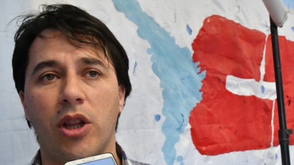 Tomás Montenegro, Secretario General de la CTA de Chubut.