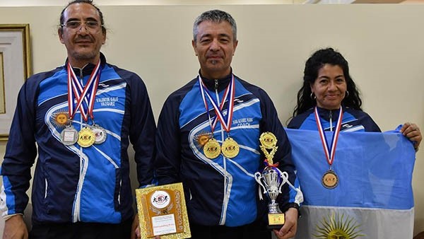 Ellos son Valentín Galo Vázquez, Juan Álvarez Wang y Sandra Cabral. Compartieron su experiencia mundialista con Jornada tras su regreso.