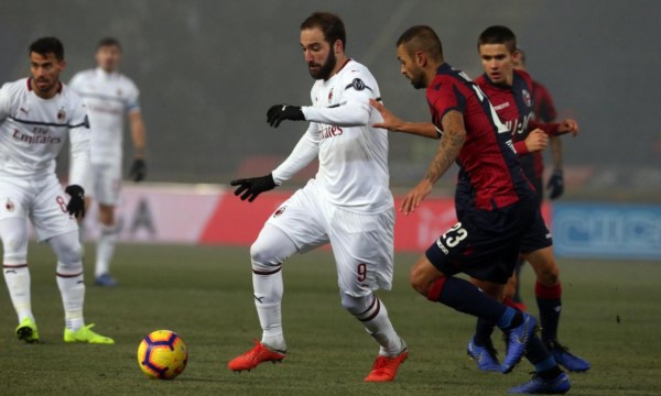 Otra decepción del Milan, gustó su comienzo, con iniciativa y dominio, pero se fue bloqueando progresivamente sin pisar el área del Bologna.
