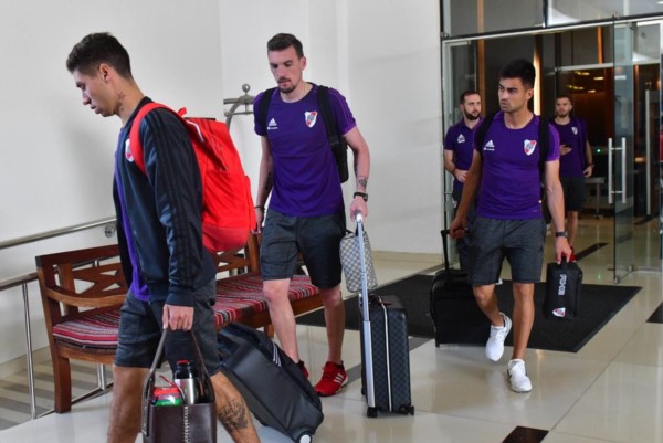 Luego de caer ante Al Ain por penales, River llegó a Abu Dhabi para preparar el encuentro por el tercer puesto del Mundial de Clubes.
