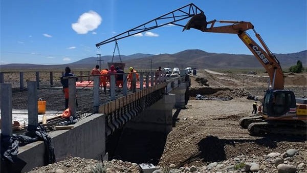 Trabajos. Una postal de un proyecto vital para los  vecinos de la zona. 