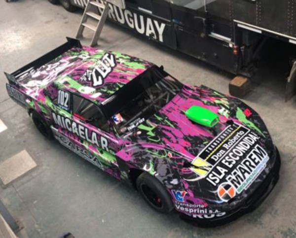 El auto de Mario Valle. Debutará este finde en Concepción del Uruguay.
