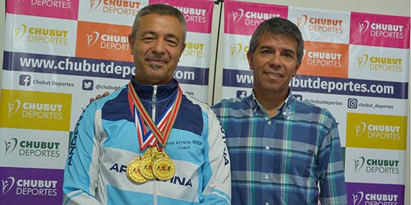 Juan Álvarez Wang visitó Chubut Deportes durante la mañana de ayer para exponer sus proyectos.