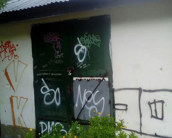 Los hechos vandálicos se registraron durante este fin de semana.