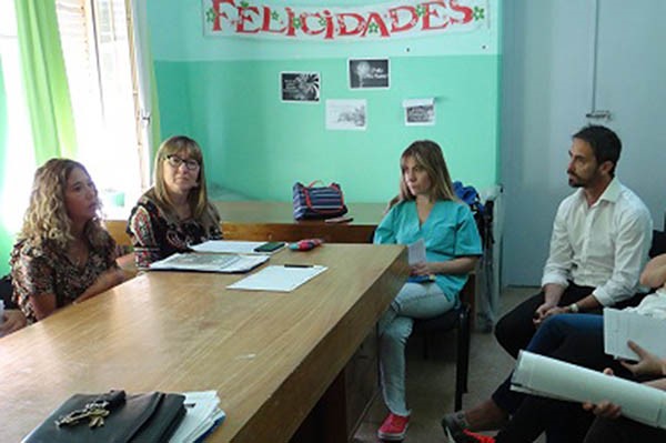 La reunión se desarrolló en el SUM del hosptal Santa Teresita de la capital provincial del Chubut. 