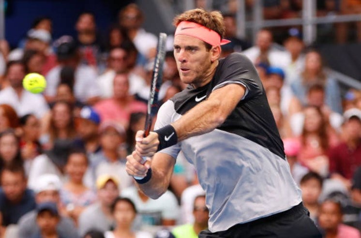 Del Potro cayó ante Tiafoe en Delray Beach.