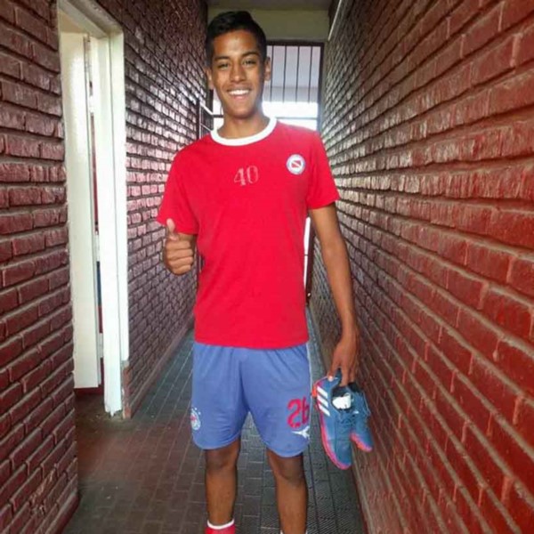 Matías Godoy se incorporó a las juveniles de Argentinos Juniors.