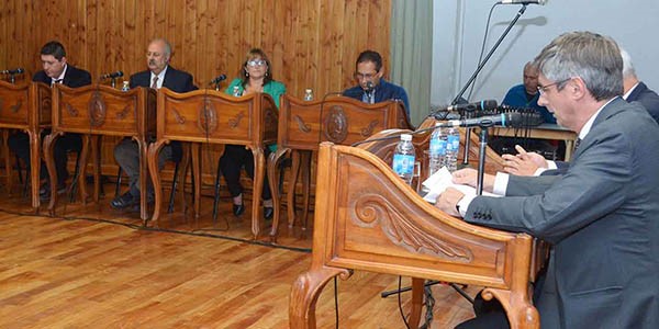 Explícito. El intendente Ongarato repasó su gestión y reafirmó definiciones políticas. 