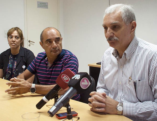 Rubén Lindner, jefe de Guardias del Hospital.