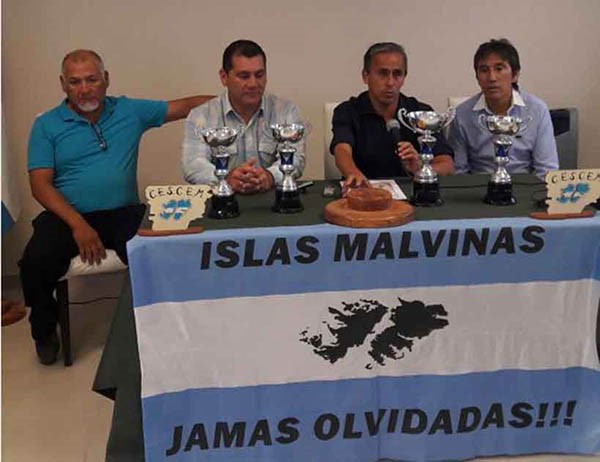 Presentación con Alejandro Vargas, Gastón Rehl y Florentino Panellao.