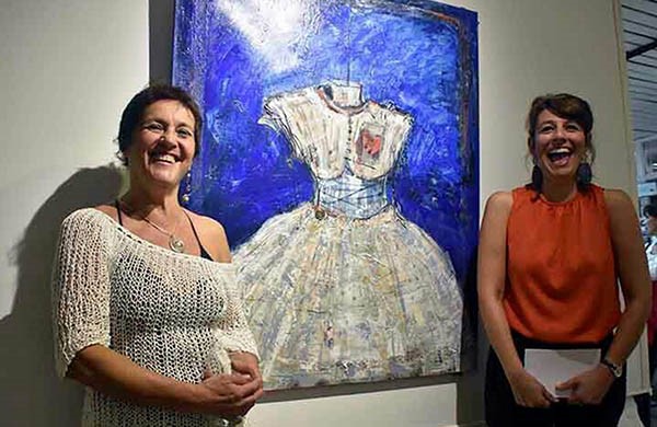 Verónica García y Viviana Herrera, protagonistas de una excepcional muestra en Puerto Madryn.