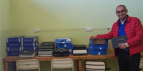 En esta oportunidad el establecimiento beneficiado fue la Escuela N° 783 de la localidad de Río Pico.