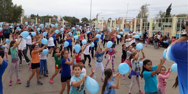El sábado pasado, en la Plaza Alfredo García, el CEF realizó una actividad que reunió a grandes y chicos. 