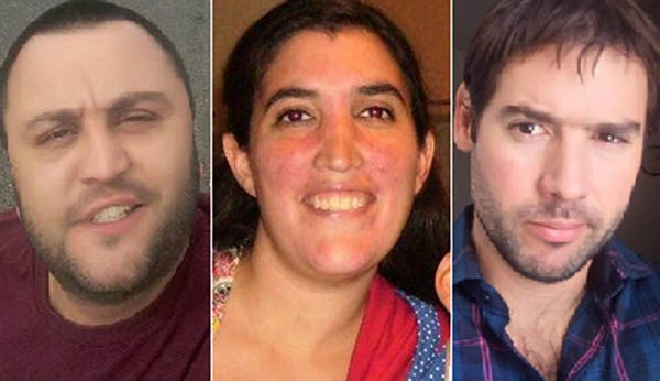 Impulsores. Desde la izquierda, Vergara, D´Urzo y Albanesi.