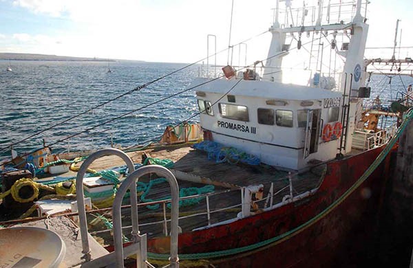 Buque polémico. La nave que aún no pasa a manos de Red Chamber para poder ser llevada a dique seco.