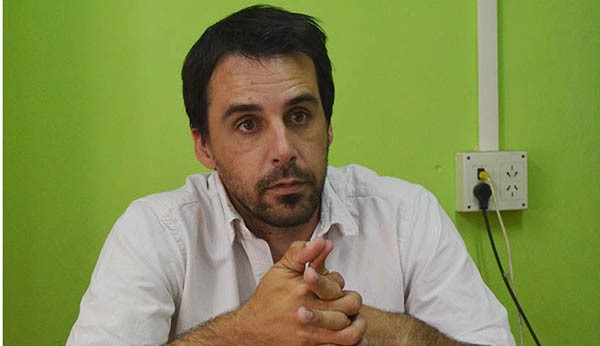 Optimista. Tacetta anunció el pago del aguinaldo en la cordillera. 