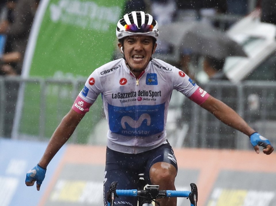 Richard Carapaz se convierte en el primer ciclista ecuatoriano en ganar una etapa en el Giro de Italia.