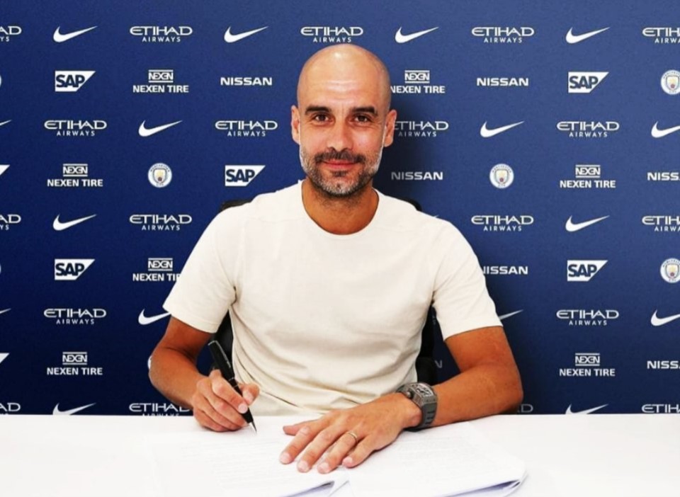 Pep Guardiola decidió renovar su contrato con el Manchester City y lo hizo hasta 2021.