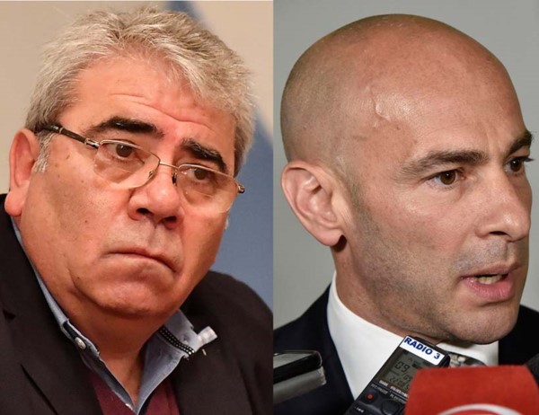 Dúo. Paz (izquierda) y Massoni, ascendidos en el Gobierno provincial. 