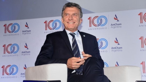 Macri: "Por algo el mundo nos apoya como nunca antes en la historia. Los cancilleres que vinieron por el G20 se fueron dejándonos su apoyo".