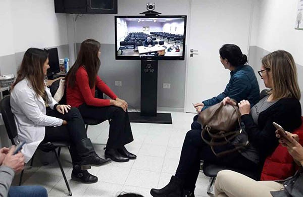 Se realizaron encuentros de trabajo en Trelew y Puerto Madryn con la referente del Hospital Garrahan.