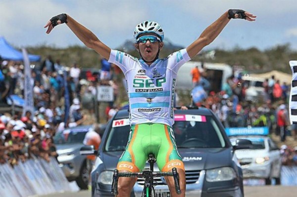 Gonzalo Najar, el campeón de la Vuelta a San Juan, dio positivo en un control antidoping.