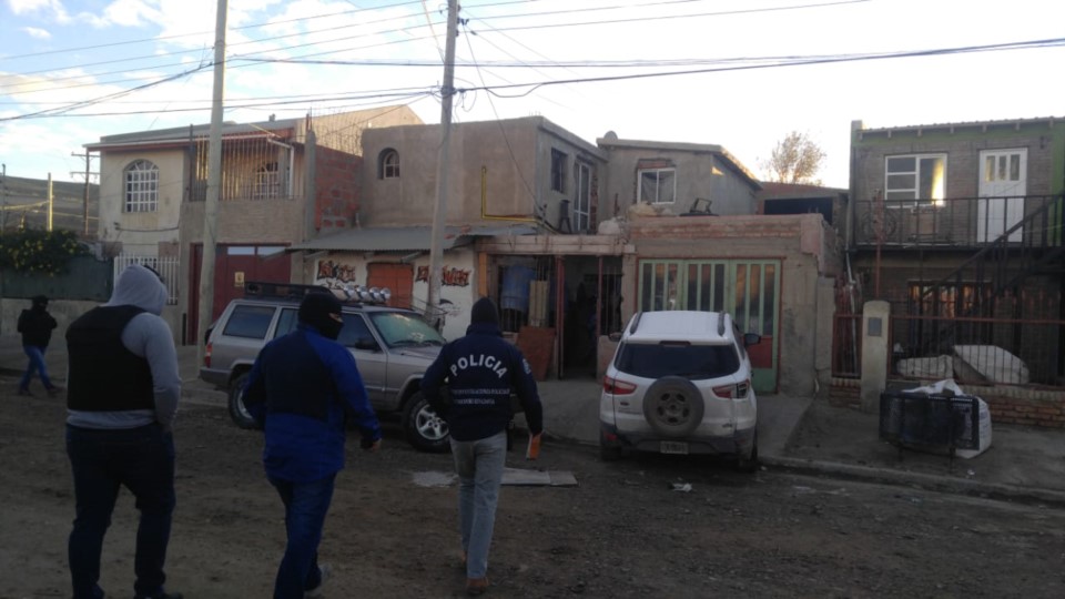 El procedimiento se concretó en el barrio San Cayetano (Foto @ADNSur)