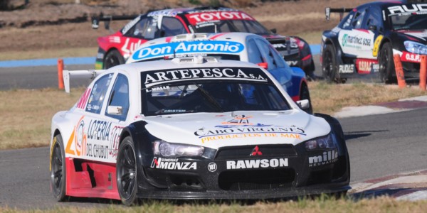 El chubutense Lucas Valle finalizó ayer en la cuarta posición del Top Race en el autódromo de Alta Gracia.