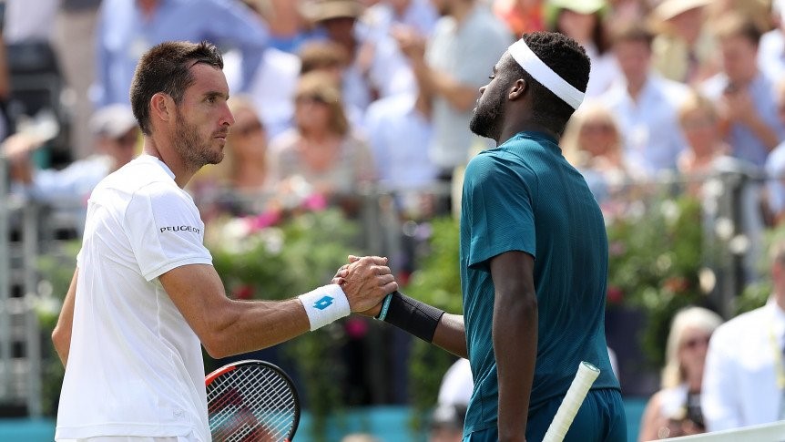 Leo Mayer, que venía de derrotar a Kevin Anderson, cayó en la segunda ronda del ATP 500 de Queens.