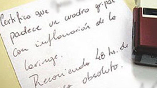 Esta organización cobraba hasta 800 pesos por cada certificado falso, pero como los cargos tuvieron que ser cubiertos por suplentes, el Estado sufrió una pérdida superior a los $6 millones.