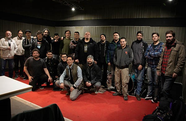 Durante el encuentro los “bateros” compartieron charlas sobre técnicas, testeo de instrumentos y asado.