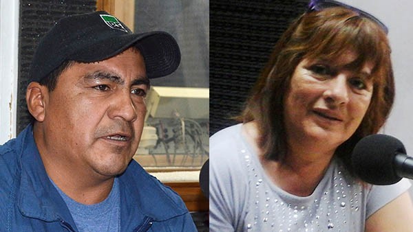 Contrapuestos. Berot (izquierda) se enojó pero Melín quiere ayuda.  