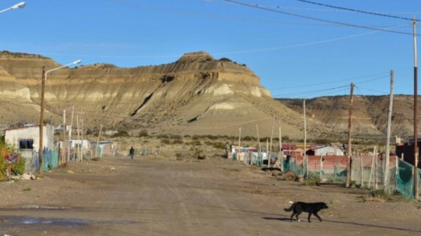 El hecho ocurrió en el extremo oeste de Madryn (foto Lu17.com)