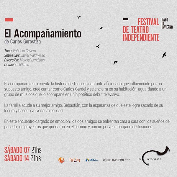Durante el festival se presentan 7 espectáculos.
