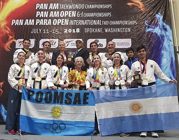 La delegación argentina, con el chubutense Ramírez, participó en Estados Unidos con muy buenos resultados.