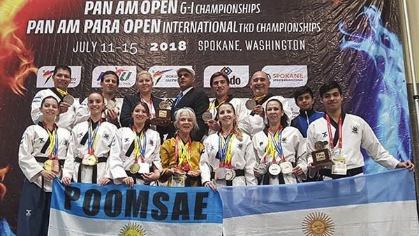 La delegación argentina, con el chubutense Ramírez, participó en Estados Unidos con muy buenos resultados.