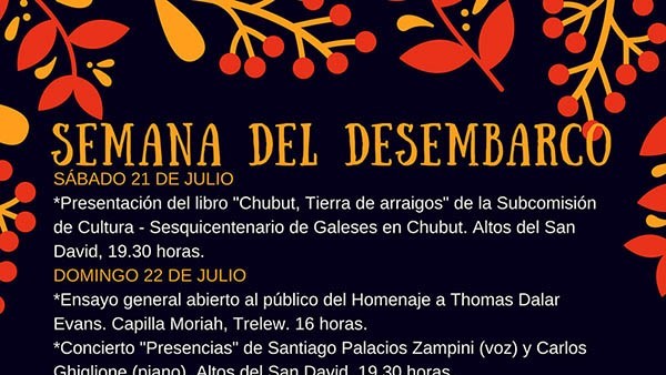 El programa de actividades conformado por la organización.