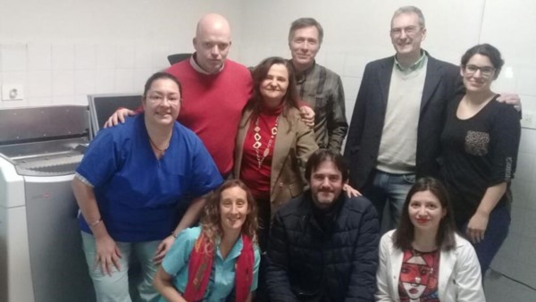 El ministro de Salud del Chubut, Adrián Pizzi, visitó el Hospital Zonal.