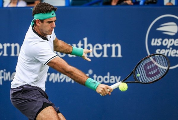 "Delpo" se prepara para debutar en el Abierto de Estados Unidos.