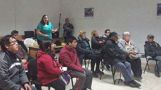 Más de 25 usuarios asistieron a la capacitación, que se dictó en el Punto Digital del Área 25.  