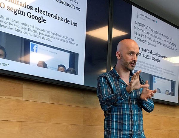 Juan Manuel Lucero, de Google, llega a Trelew a través de PAE.