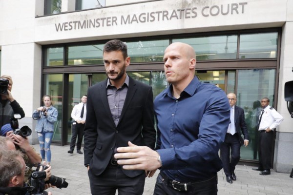 Condenan a Hugo Lloris por conducir en estado de ebriedad.