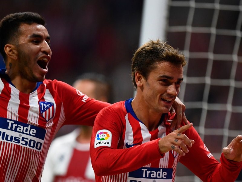 Griezmann marcó el primer tanto del elenco "Colchonero".