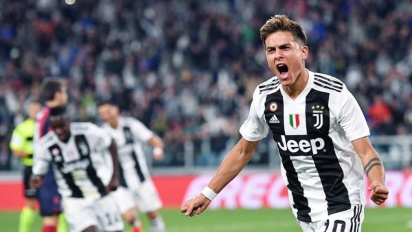 Dybala anotó el primer tanto de la "Vecchia Signora" en el triunfo ante Bologna. Matuidi marcó el segundo.