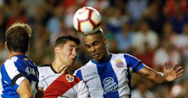 El Rayo y el Espanyol igualaron en dos tantos.