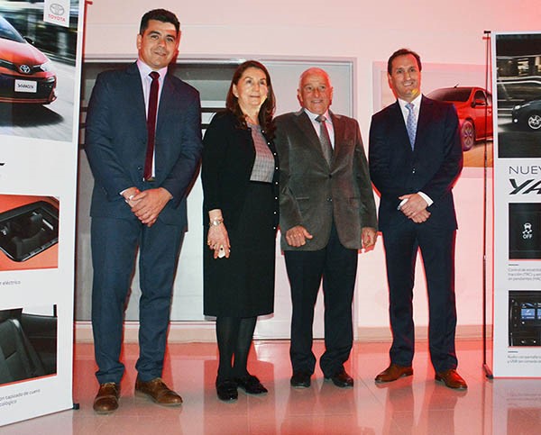 El nuevo Yaris de Toyota, con un diseño renovado, se presentó al público en Autos del Sur, en Trelew.